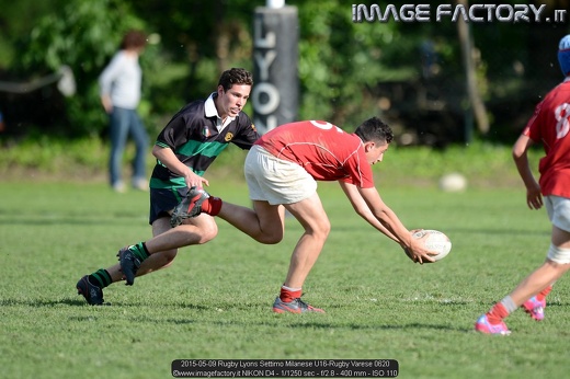 2015-05-09 Rugby Lyons Settimo Milanese U16-Rugby Varese 0620